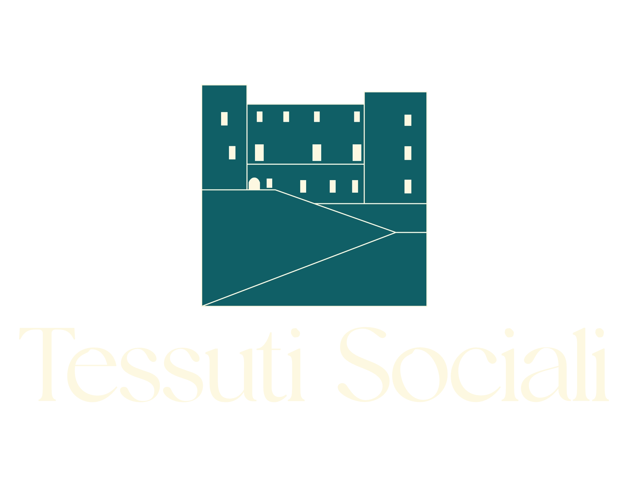 Logo tessuti sociali per cover